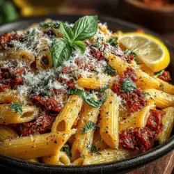 Creamy Sun-Dried Tomato Penne Pasta
