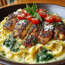 Tuscan Chicken Alfredo Fettuccine is a delightful embodiment of Italian comfort food, effortlessly blending rich flavors with a creamy texture that appeals to both pasta enthusiasts and casual diners alike. This dish, rooted in the culinary traditions of Tuscany, has garnered immense popularity across various dining settings, from intimate family dinners to elegant gatherings. Its versatility makes it an ideal choice whether you're hosting friends or seeking a cozy meal for yourself.