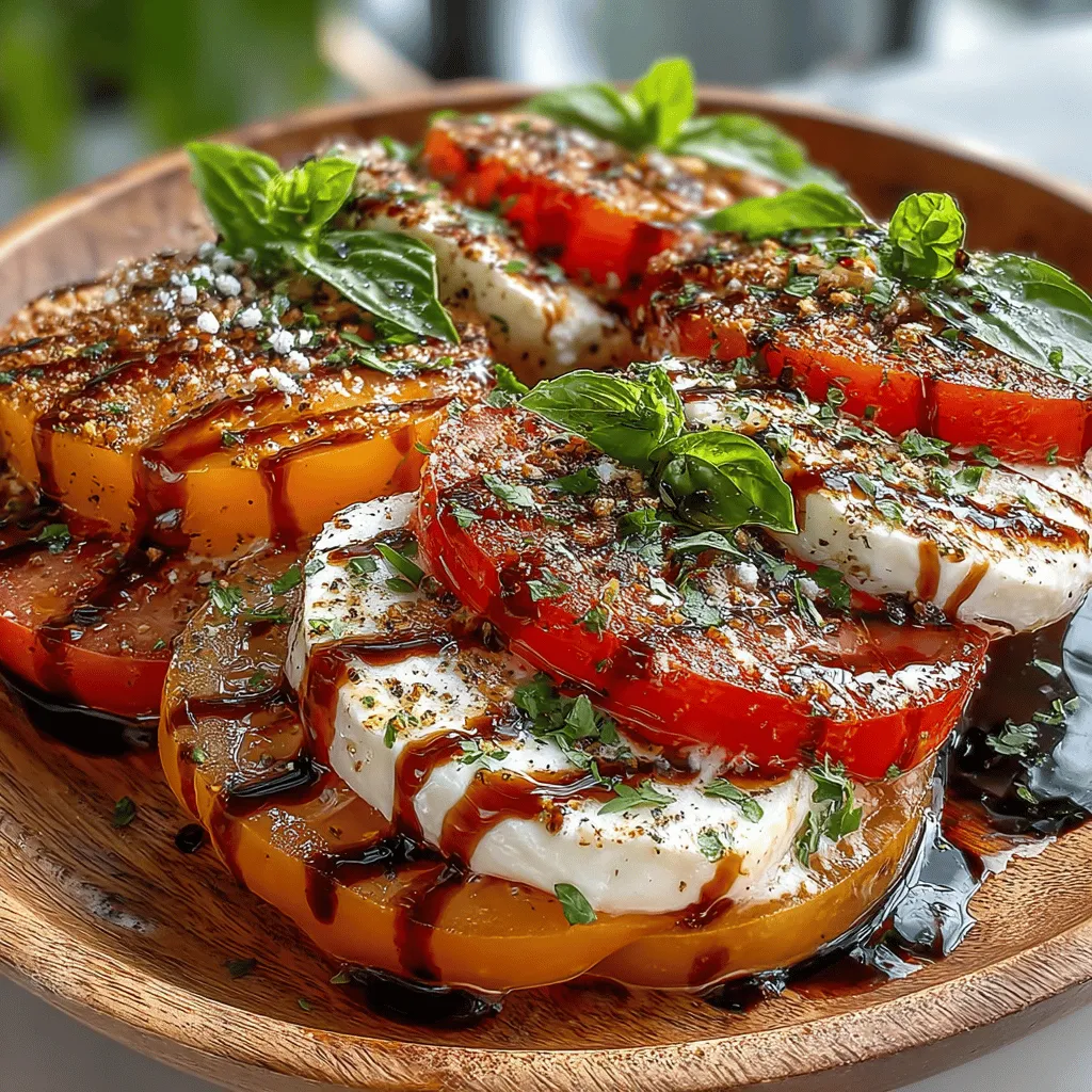 Caprese salad is a classic Italian dish that beautifully showcases the vibrant flavors of fresh tomatoes, creamy mozzarella cheese, and aromatic basil. With its roots firmly planted in the sun-kissed landscapes of Italy, this dish not only tantalizes the taste buds but also celebrates the simplicity and quality of its ingredients. While the traditional Caprese salad is a beloved staple, this article introduces "Caprese Delight," an innovative rendition that elevates the classic recipe with a few simple enhancements. Whether you're hosting a summer gathering, preparing a family dinner, or seeking a refreshing side dish, Caprese Delight is bound to impress.