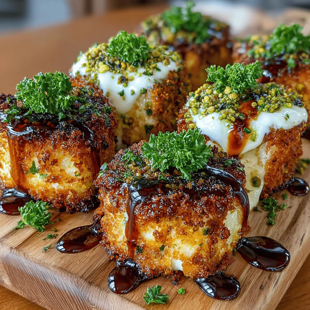 Savory Pistachio-Crusted Brie Bites are a delightful appetizer that combines the creamy richness of Brie cheese with the nutty crunch of pistachios. This elegant finger food not only pleases the palate but also adds a touch of sophistication to any gathering. Whether you're hosting a holiday party, a casual get-together, or simply looking for a unique addition to your appetizer spread, these bite-sized treats are sure to impress your guests.