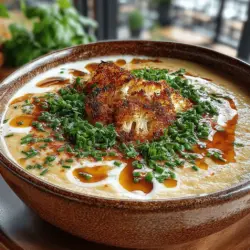 Creamy Maple Cauliflower Soup: Step-by-Step Instructions and Serving Suggestions