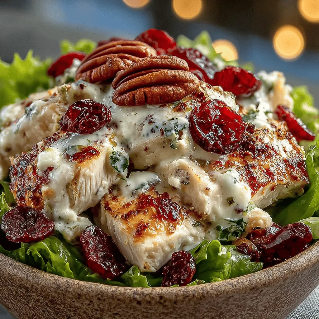 What makes Cranberry Pecan Chicken Salad so appealing is its unique flavor profile that harmoniously balances sweet, savory, and crunchy elements. The sweetness of the cranberries complements the savory notes of the chicken, while the pecans provide a delightful crunch that adds depth to each bite. This trio of flavors creates a satisfying dish that is perfect for any occasion.