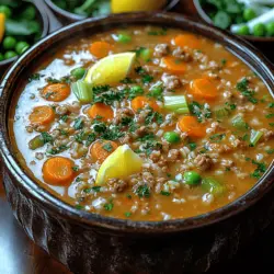 Comforting Savory Turkey & Rice Soup