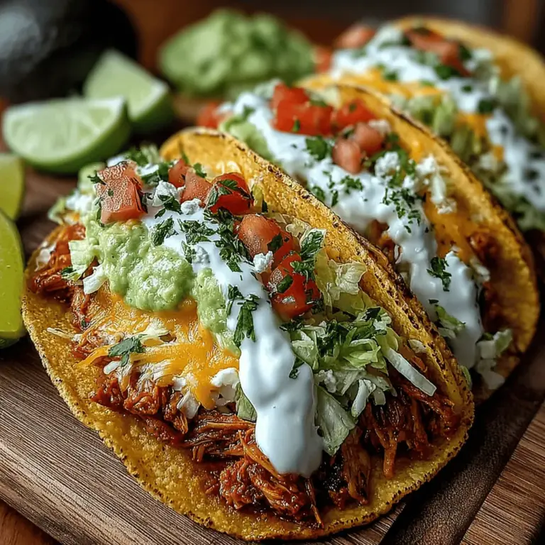 To elevate your Flavorful Fiesta Chicken Tacos, the creamy avocado sauce is a crucial component. This avocado cream not only adds a rich, velvety texture but also a refreshing flavor that complements the spices in the chicken.