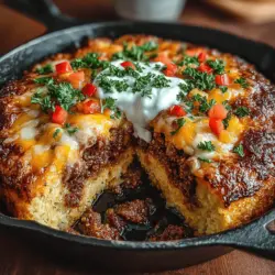 Cheesy Beef and Quinoa Skillet Bake Recipe