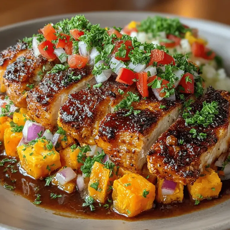 When it comes to satisfying meals that can please a crowd, few dishes hit the mark quite like Sizzlin' BBQ Chicken & Sweet Potato Hash. This vibrant dish combines tender, smoky chicken with the hearty sweetness of roasted sweet potatoes, creating a medley of flavors and textures that is both comforting and nutritious. Whether you're looking for a quick weeknight dinner or a standout dish for a weekend gathering, this recipe delivers on both taste and presentation.