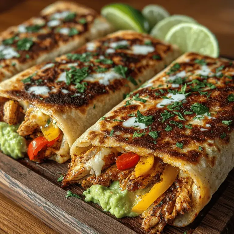 When it comes to quick and delicious meals that satisfy the whole family, few dishes can compete with Zesty Chicken Fajita Wraps with Creamy Avocado. This vibrant and flavorful recipe combines tender chicken, colorful vegetables, and a rich avocado cream, all wrapped in a wholesome tortilla. The appeal of these wraps lies in their versatility; they can be served for lunch, dinner, or even as a make-ahead meal for busy days. Whether you're hosting a gathering or simply looking for a nutritious weeknight dinner, these fajita wraps check all the boxes.