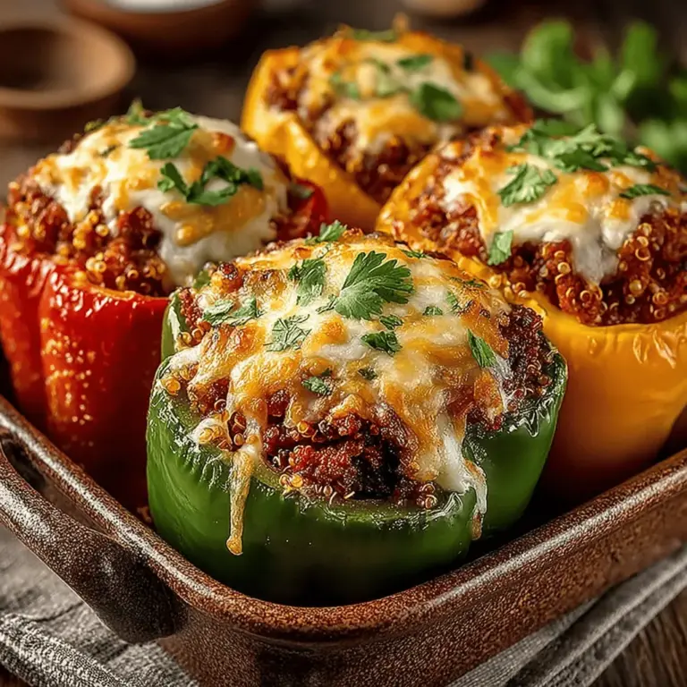 When it comes to delicious and wholesome meals, few dishes rival the vibrant appeal of stuffed peppers. Savory Turkey and Quinoa Stuffed Peppers stand out not just for their flavor but also for their nutritional value. This delightful recipe combines lean ground turkey with hearty quinoa, creating a satisfying meal that is both filling and packed with essential nutrients. Whether you are looking for a family-friendly dinner option or a healthy meal prep idea, these stuffed peppers cater to a variety of dietary preferences while tantalizing your taste buds.