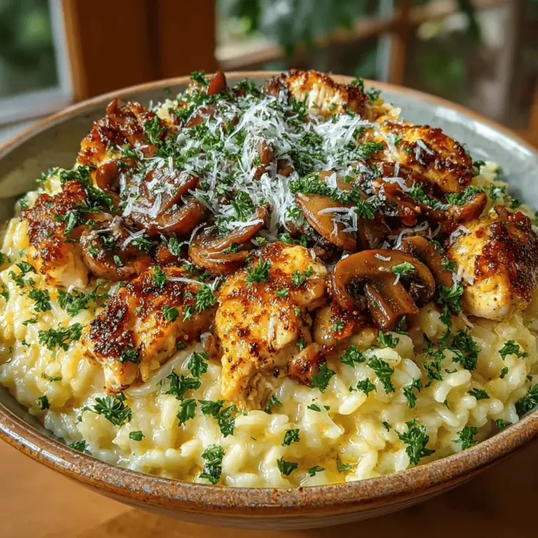 To appreciate the Creamy Mushroom & Chicken Risotto fully, it’s essential to understand the origins and characteristics of risotto itself. Hailing from Northern Italy, risotto is a staple of Italian cuisine known for its creamy consistency and rich flavor. Traditionally made with Arborio rice, risotto is a dish that requires patience and attention to detail, as the cooking technique is crucial to achieving the desired texture.